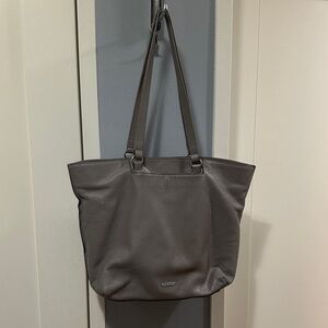 Rebecca Minkoff Grey Leather Shoulder Tote